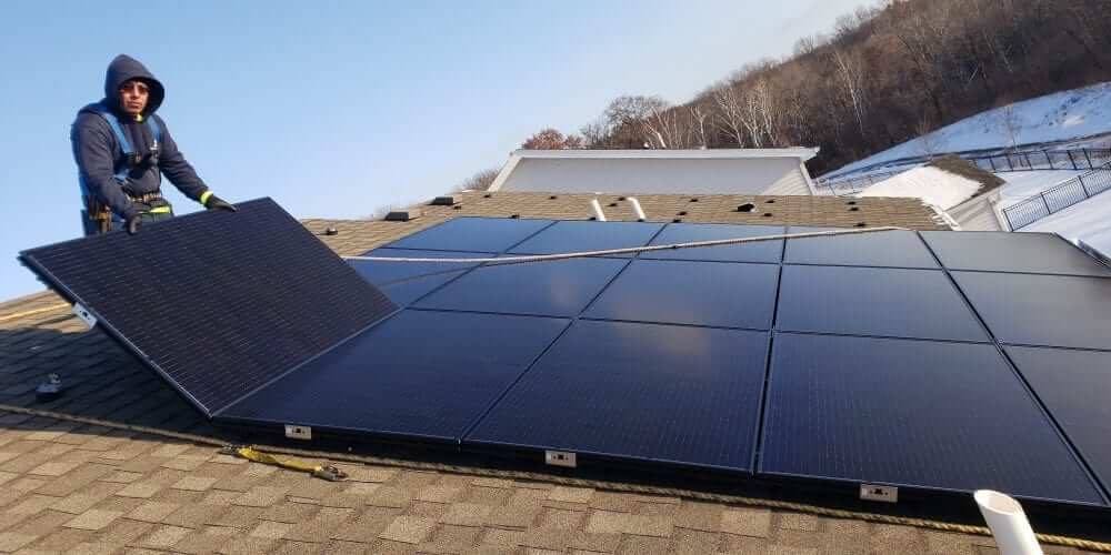 solar panel installation
